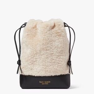 NWT Kate Spade Crossbody Faux Shearling purse